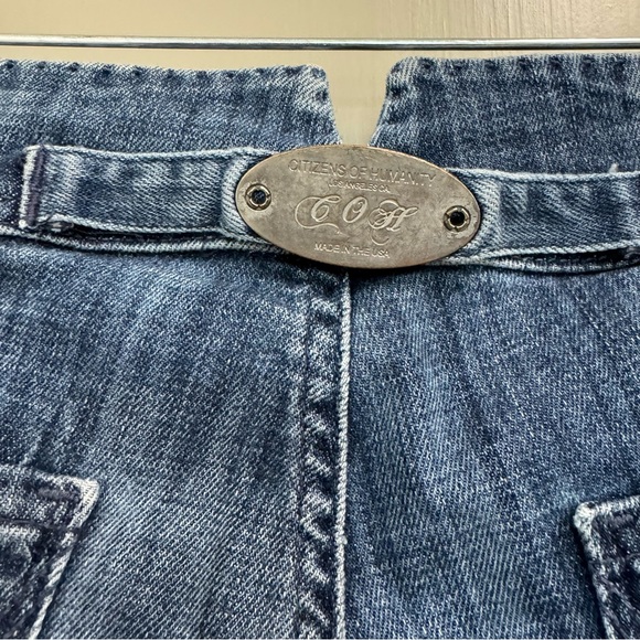 Citizens of Humanity Darlington Wide Leg Jeans Medium Dark Wash 29 - Picture 2 of 16